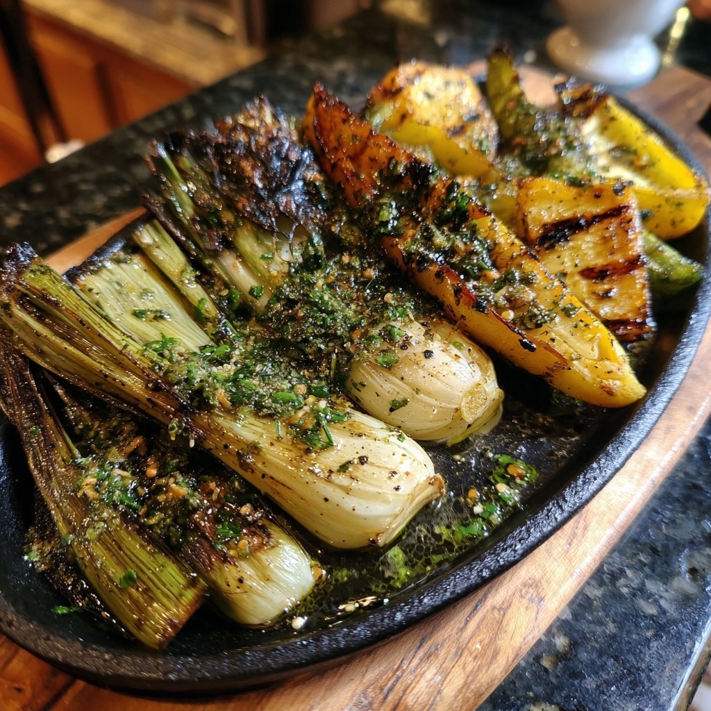 Grill Beilagen Mit Lauch