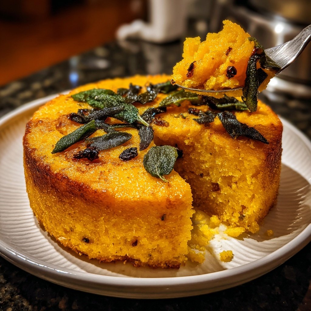 Polenta mit Kürbis und Salbei