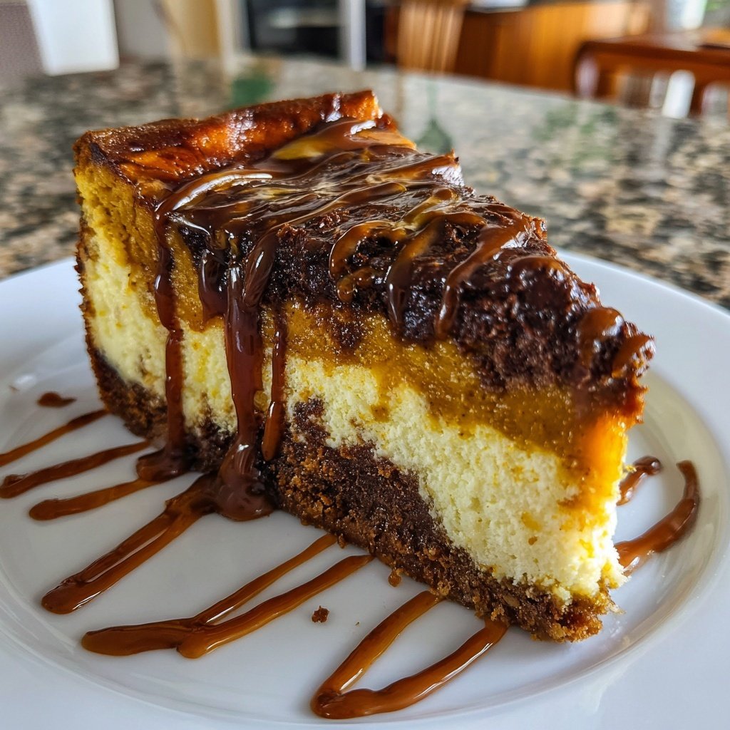 Ultimativer Kürbis-Karamell-Käsekuchen