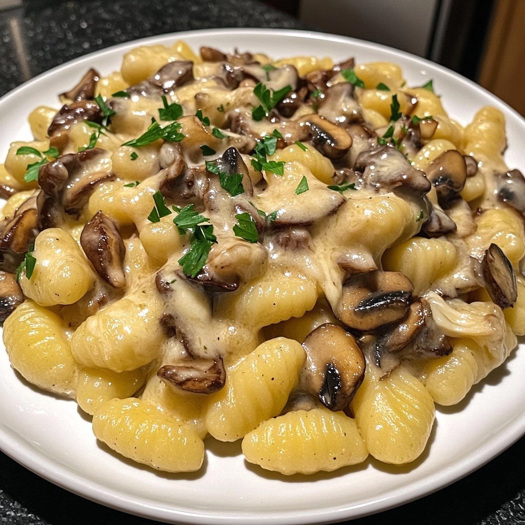 Gnocchi mit Pilzrahm