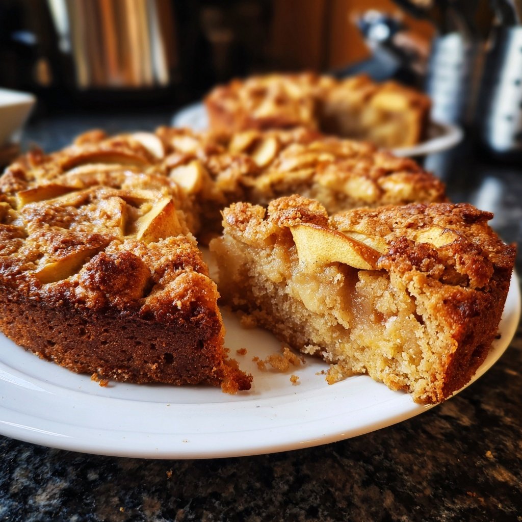 Gesunder Apfelkuchen ohne Zucker