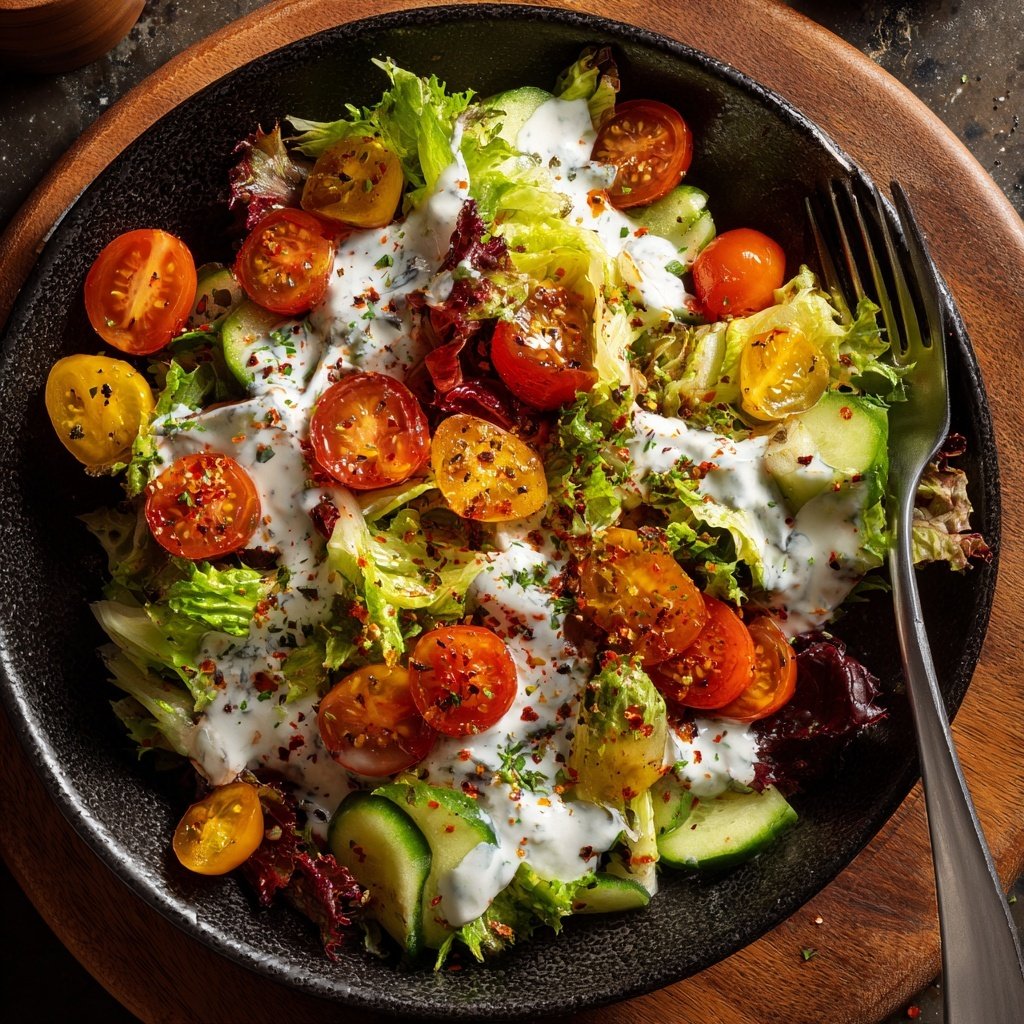 Salat Zum Grillen Mit Joghurt Dressing