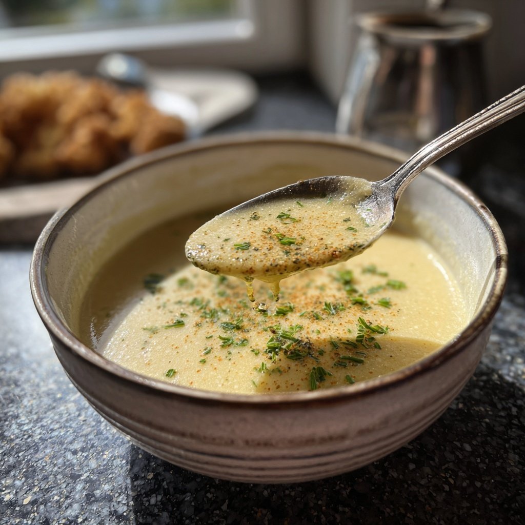 Blumenkohlsuppe mit Ingwer