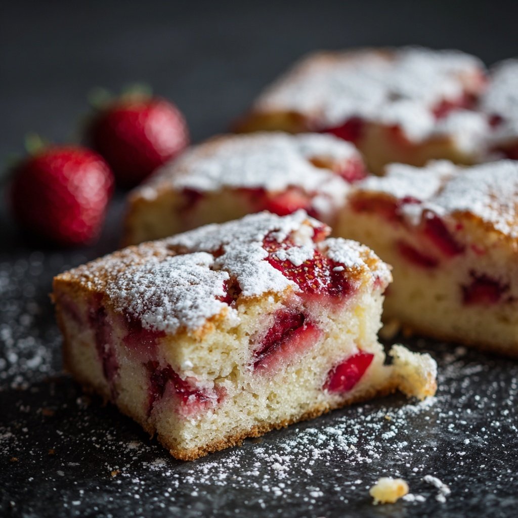 Erdbeer Blechkuchen Ohne Butter