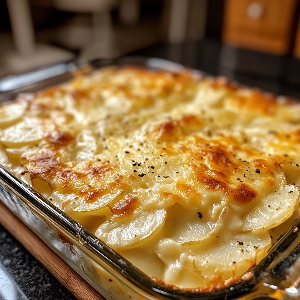 Kartoffelgratin mit Sahne