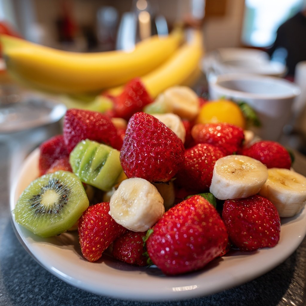 Frühstück für Kinder mit Obst
