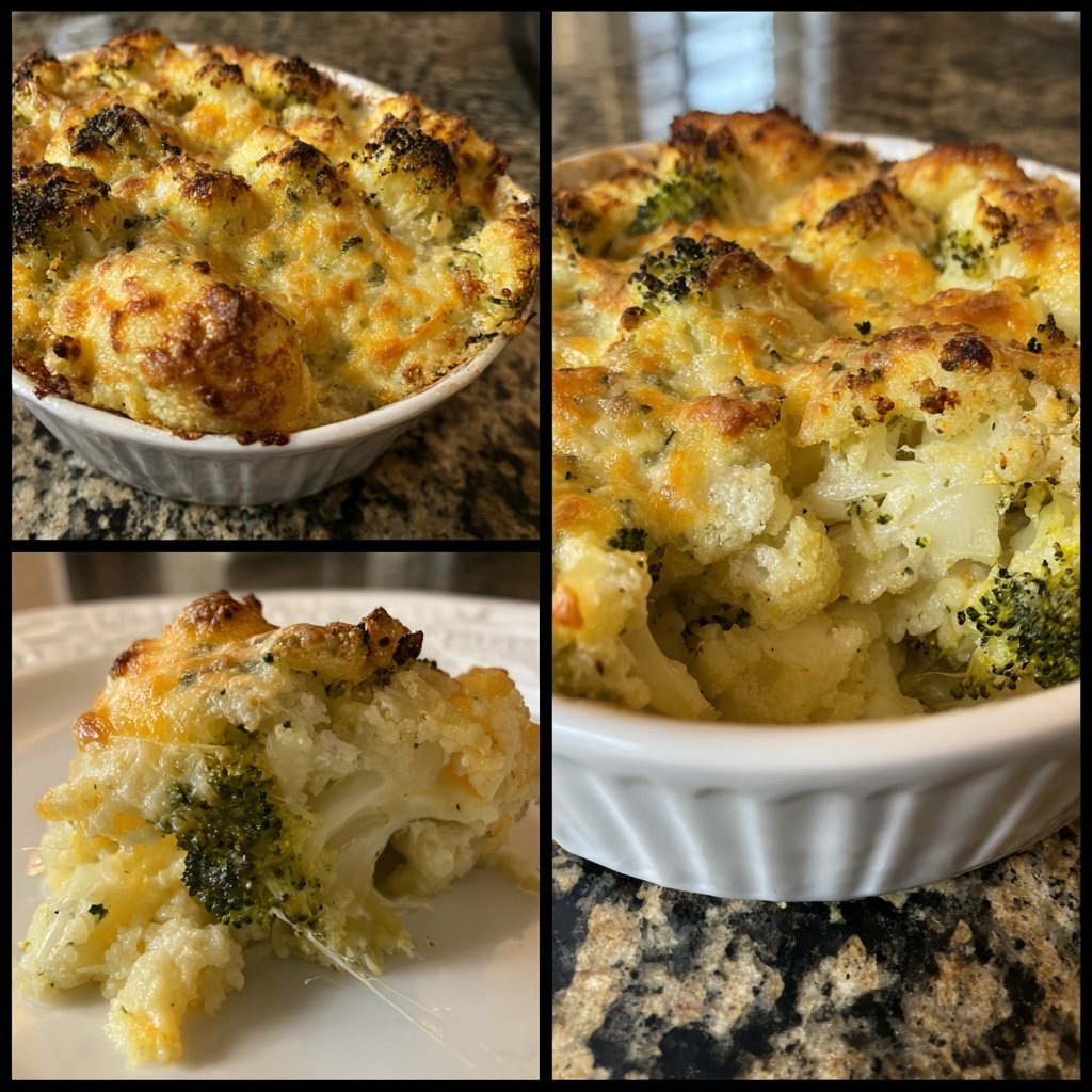 Blumenkohl Auflauf Mit Brokkoli