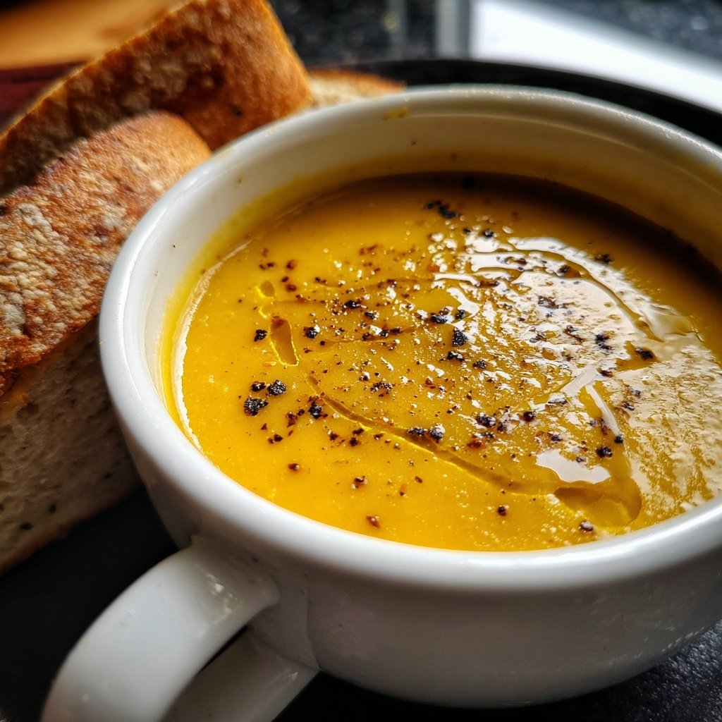 Blumenkohlsuppe mit Pfeffer